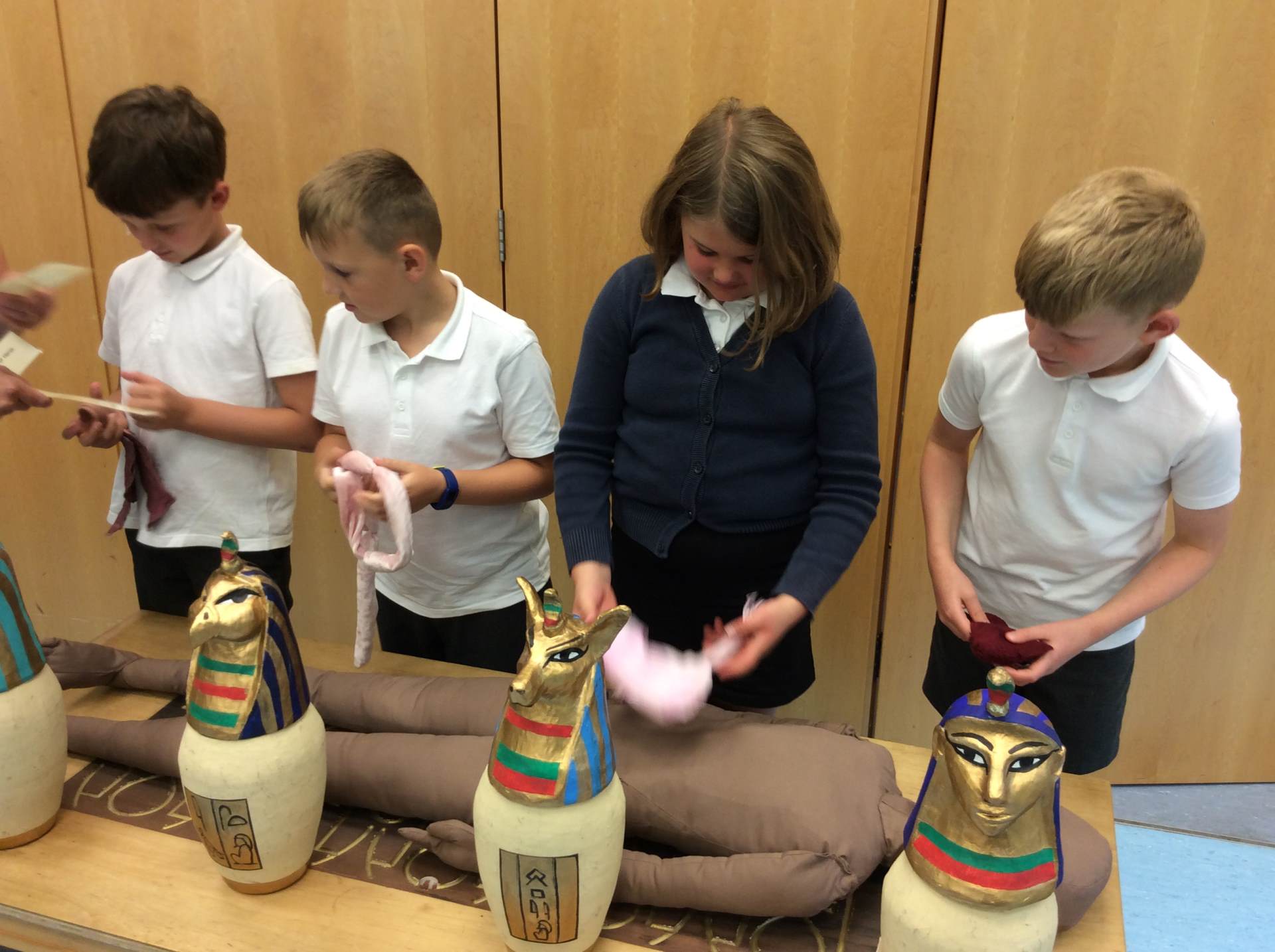 Year 3 Egyptian Mummification Workshop